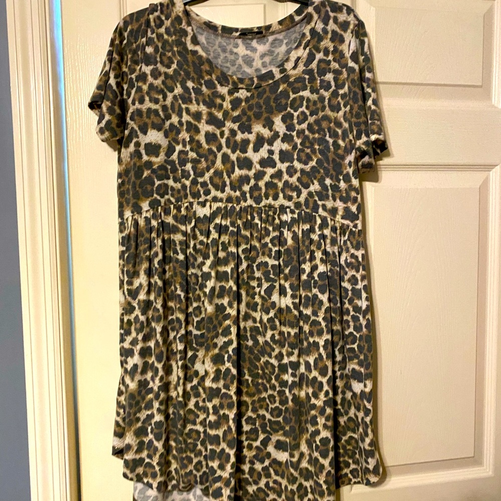 XL Cheetah Print Dress